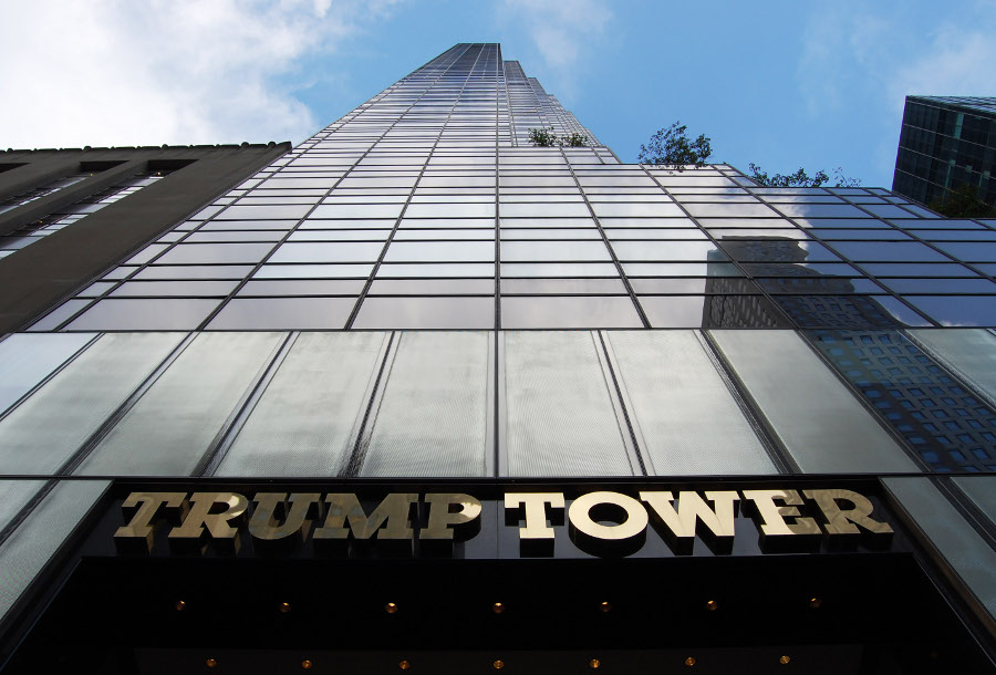 Der Trump-Tower in New York ist ein Symbol für die Prosperität des Immobilienmoguls Donald Trump