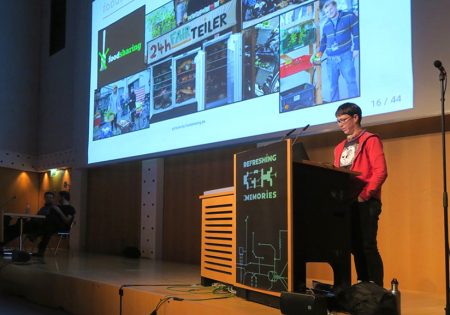 Vorstellung des Projekts auf dem Chaos Computer Kongress 2018 in Leipzig 