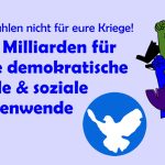 Bündnis „Zivile Zeitenwende“ruft zu Großdemo in Berlin auf